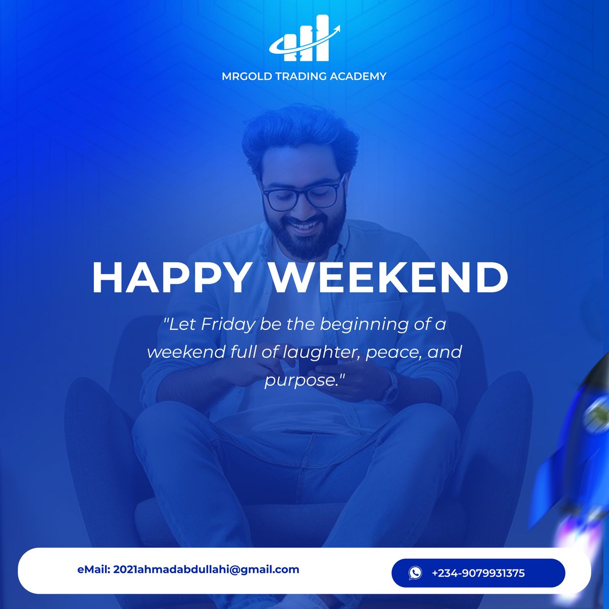 MRGOLD TRADING ACADEMY (@mrgoldtrading) on Twitter photo "Let Friday be the beginning of a weekend full of laughter, peace, and purpose." "Let Friday be the beginning of a weekend full of laughter, peace, and purpose."