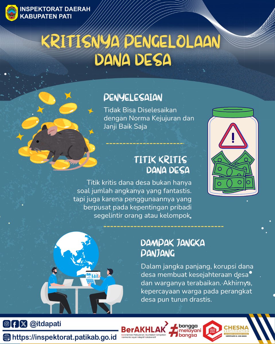 itdapati's tweet image. #aclckpk
#literasigratifikasi
#gratifikasiilegal
#saynotocorruption
#ASNBerAKHLAK
#BanggaMelayaniBangsa