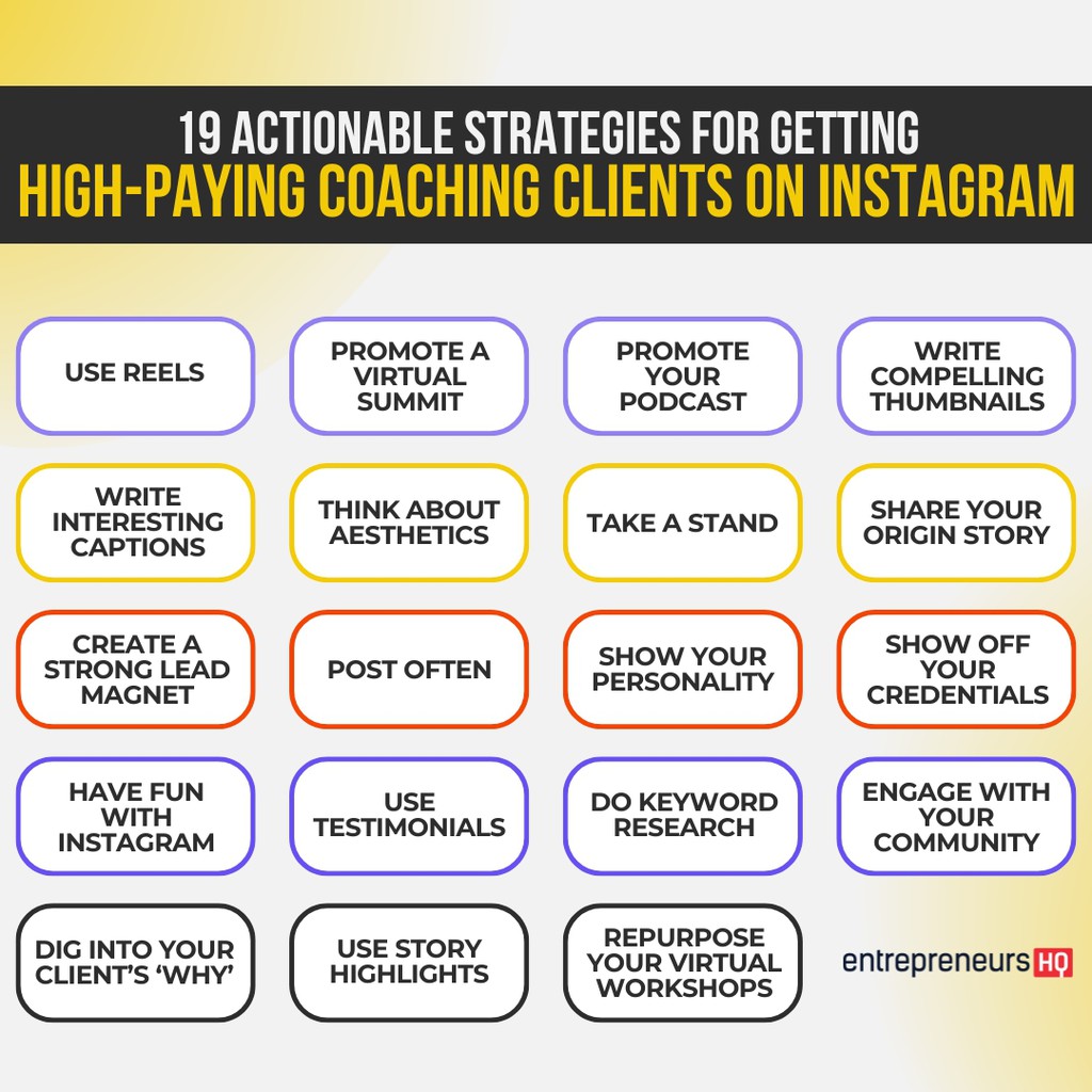Turn your #Instagram profile into a client-attracting machine. Dive into the full guide for actionable strategies that make your social media presence impossible to ignore.

Read more 👉 lttr.ai/ATSnI

#HighTicketOffers #CoachingTips #ClientAcquisition