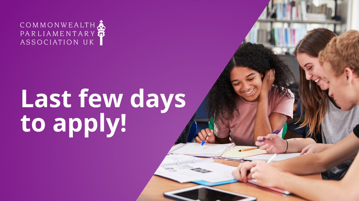 Commonwealth Parliamentary Association UK (@cpa_uk) on Twitter photo 📢 Last few days to apply for our summer work experience opportunity! If you’re between 18 and 22 spend the summer with us and apply for our 2 week work experience programme.
We’re based at the heart of Westminster, so you’ll get a unique insight into how <a href="/UKParliament/">UK Parliament</a> works + 📢 Last few days to apply for our summer work experience opportunity! If you’re between 18 and 22 spend the summer with us and apply for our 2 week work experience programme.
We’re based at the heart of Westminster, so you’ll get a unique insight into how <a href="/UKParliament/">UK Parliament</a> works +