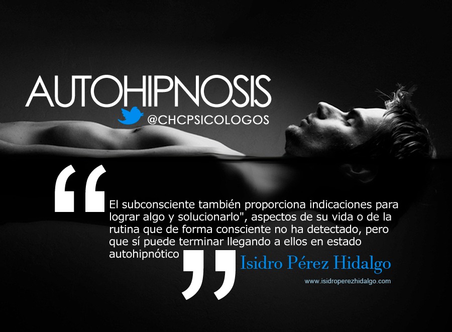 CHCPSICOLOGOS's tweet image. Escuchando al subconsciente. #AUTOHIPNOSIS
La autohipnosis es una técnica para lograr cambios deseados, como reducir el #estrés, mejorar hábitos, o alcanzar #metas personales, dirigiéndote mensajes positivos y específicos.
isidroperezhidalgo.com
#Psicología