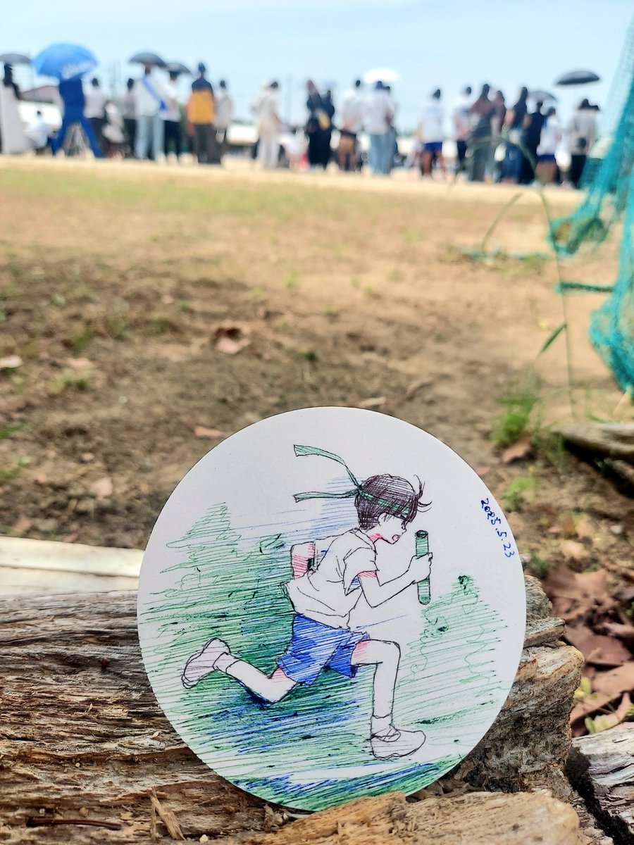 ararand's tweet photo. 中学校の運動会で描いたラクガキ
#ボールペン画 https://t.co/nSZcm0Xwmk