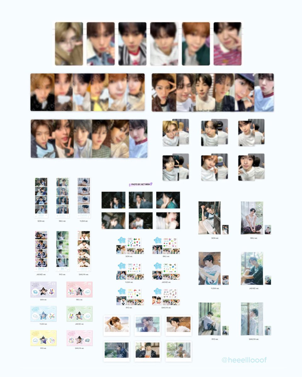 NCT WISH ONE SUMMER WISH MD🪽💚 本国写真展のグッズ Qoo10にて予約