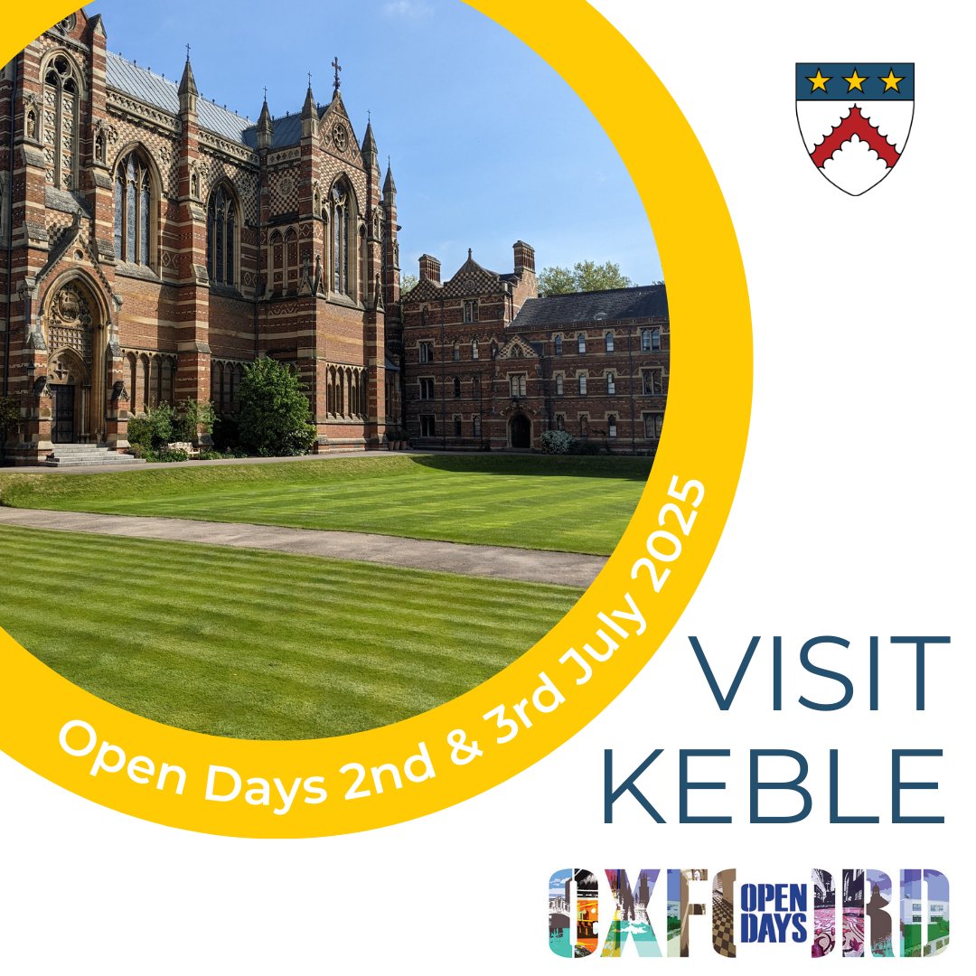 Keble Outreach (@kebleoutreach) on Twitter photo Would you like to visit <a href="/KebleOxford/">Keble College, Oxford</a> during #OxOpenDays this year? No booking is required for our daytime programmes on 2nd/3rd July. If you'd like to stay with us, or apply for a travel bursary, apply before 2nd June: keble.ox.ac.uk/admissions/und… <a href="/OxOutreach/">Oxford Undergraduate Admissions</a> Would you like to visit <a href="/KebleOxford/">Keble College, Oxford</a> during #OxOpenDays this year? No booking is required for our daytime programmes on 2nd/3rd July. If you'd like to stay with us, or apply for a travel bursary, apply before 2nd June: keble.ox.ac.uk/admissions/und… <a href="/OxOutreach/">Oxford Undergraduate Admissions</a>