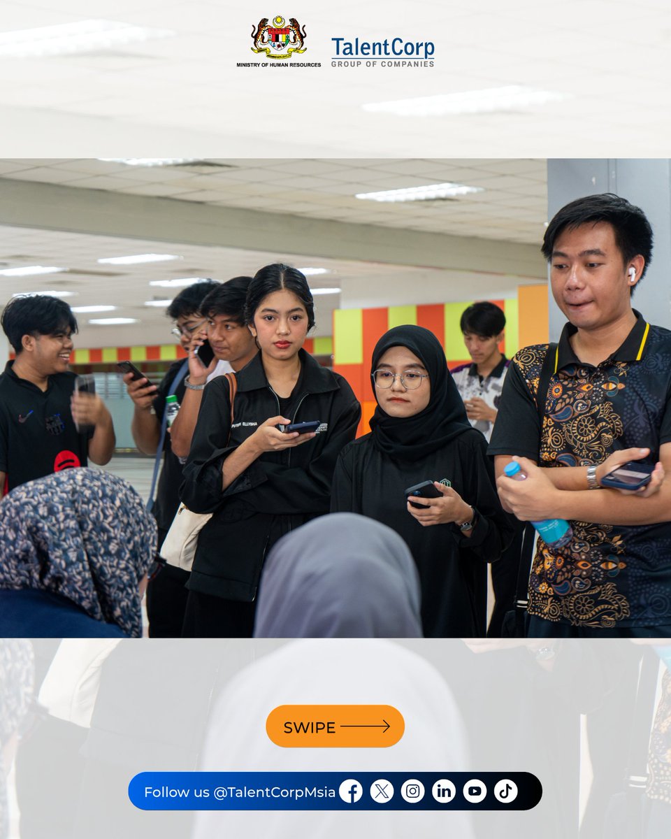 TalentCorpMsia's tweet image. Here’s to shaping future-ready graduates through meaningful, engaging experiences!

#MyNextMove #TalentCorp #MyNextPlatform #CareerExploreRace #FutureReady #UiTMShahAlam #CareerAwareness