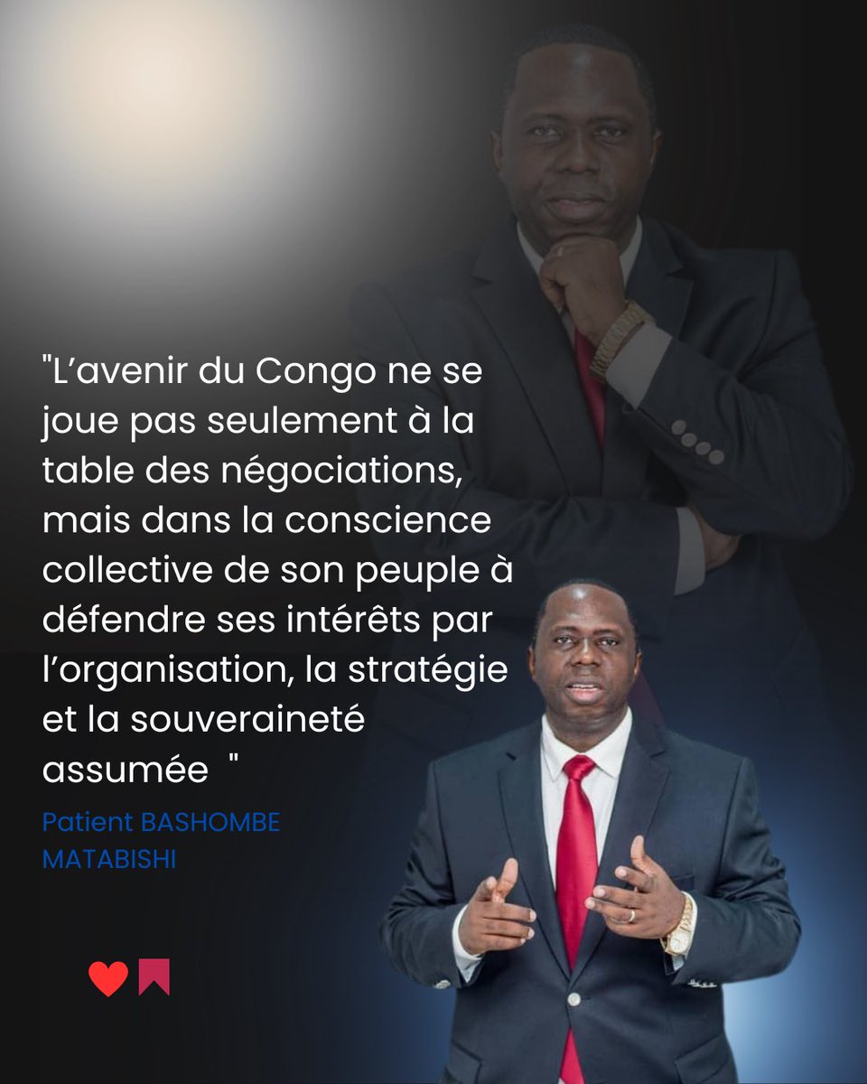 DycodRdc's tweet photo. L’avenir du Congo ne se construit pas à la table des négociations, mais dans l’action organisée de son peuple."
— Patient BasHombe Matabishi   

La souveraineté se gagne par la conscience collective, la stratégie et l’unité. 💪  
Et vous, quel rôle jouez-vous pour demain ? https://t.co/3Qo0efvkXJ