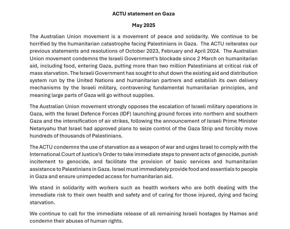 Australian Unions tweet media