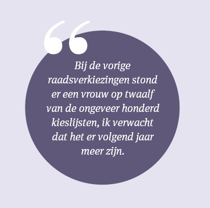 Reinier van den Bosse van de SGP Vlissingen vindt dat een vrouw zelf kan bepalen of ze een politiek ambt mag bekleden en wil een aanpassing van het SGP-beginselprogramma waarin staat dat vrouwen geen zitting mogen nemen in een politiek orgaan, <a href="/ADnl/">AD.nl</a> 23 mei - #aangehaald