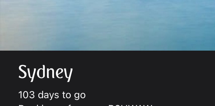 Man fliegt viel zu selten.