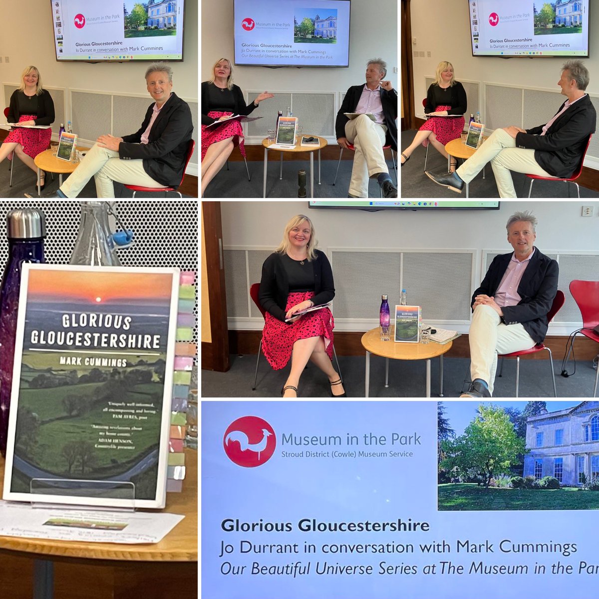 Jo Durrant (@jojo_durrant) on Twitter photo Enjoyed a brilliant evening last night at <a href="/museuminthepark/">Museum in the Park</a> for the Our Beautiful Universe series, this time with <a href="/cummingsradio/">Mark</a> talking about Glorious Gloucestershire. The pavilion was packed and we had great fun & nice to see familiar faces.
Next: <a href="/NikkiClark86/">Dr Nicola Clark</a> Sat 21st June Enjoyed a brilliant evening last night at <a href="/museuminthepark/">Museum in the Park</a> for the Our Beautiful Universe series, this time with <a href="/cummingsradio/">Mark</a> talking about Glorious Gloucestershire. The pavilion was packed and we had great fun & nice to see familiar faces.
Next: <a href="/NikkiClark86/">Dr Nicola Clark</a> Sat 21st June
