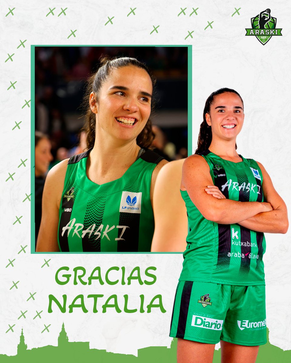 💚 𝑮𝒓𝒂𝒄𝒊𝒂𝒔 𝑵𝒂𝒕𝒂𝒍𝒊𝒂 💚

La jugadora canaria no seguirá la próxima temporada en Kutxabank Araski

¡Mucha suerte en el futuro <a href="/NataliaRguez1/">Natalia Rodríguezz</a>! 🍀

📄 bit.ly/43GEaIN

#ElLatidodeMendi #MendikoTaupada