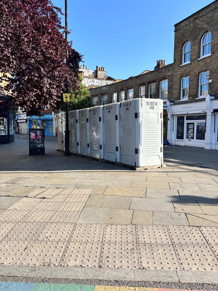 Lambeth have gone rogue. There are toilets everywhere. Are they allowed to use spaces they haven’t licensed for? Maybe push through another application in a matter of hours. They can do anything!