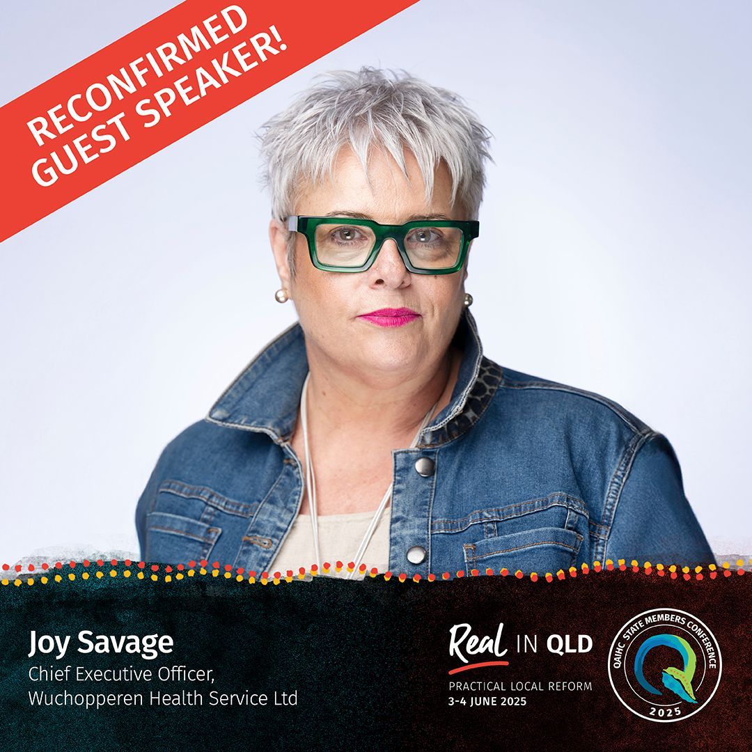QAIHC_QLD (@qaihc_qld) on Twitter photo 🎤 Joy Savage to present “Blak Excellence – Cultural Brilliance and Stewardship” at QAIHC Conference 2025 🎤
From trainee to CEO of <a href="/Wuchopperen/">Wuchopperen Health Service Ltd</a>, Joy brings 35 years of grounded leadership to the plenary stage.
⬇️ ⬇️ More info in thread ⬇️ ⬇️ 🎤 Joy Savage to present “Blak Excellence – Cultural Brilliance and Stewardship” at QAIHC Conference 2025 🎤
From trainee to CEO of <a href="/Wuchopperen/">Wuchopperen Health Service Ltd</a>, Joy brings 35 years of grounded leadership to the plenary stage.
⬇️ ⬇️ More info in thread ⬇️ ⬇️
