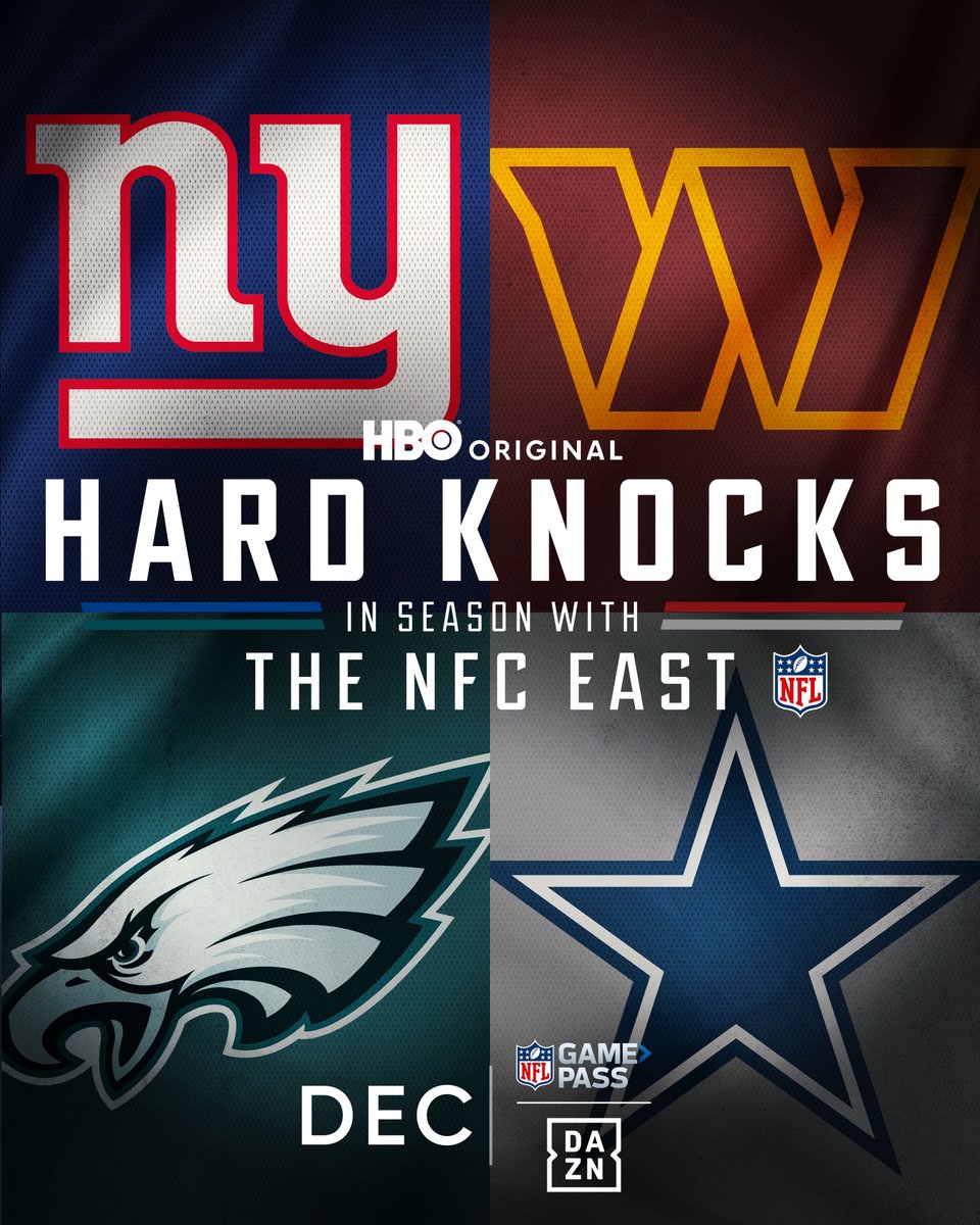 NFL UK & Ireland (@nflukire) on Twitter photo ๐บ Hard Knocks: Training Camp with the <a href="/BuffaloBills/">Buffalo Bills</a>
๐บ Hard Knocks: In-Season with the NFC East
Both coming to NFL Game Pass on <a href="/NFLonDAZN/">NFL on DAZN</a>! ๐บ Hard Knocks: Training Camp with the <a href="/BuffaloBills/">Buffalo Bills</a>
๐บ Hard Knocks: In-Season with the NFC East
Both coming to NFL Game Pass on <a href="/NFLonDAZN/">NFL on DAZN</a>!