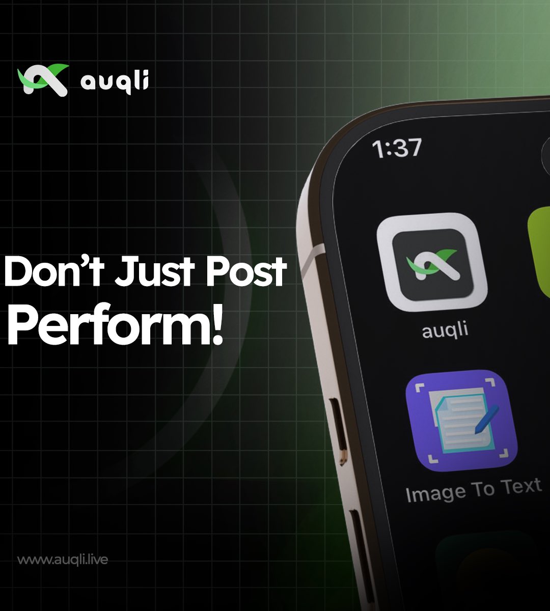 auqliapp's tweet image. Don’t just post, Perform !!
Your audience isn’t just looking for a post,they’re looking for a solution, a connection, a reason to trust. Let your content show them the why behind the what. Solve their problems!! 

Sign up on Auqli today auqli.live
#auqli #perform