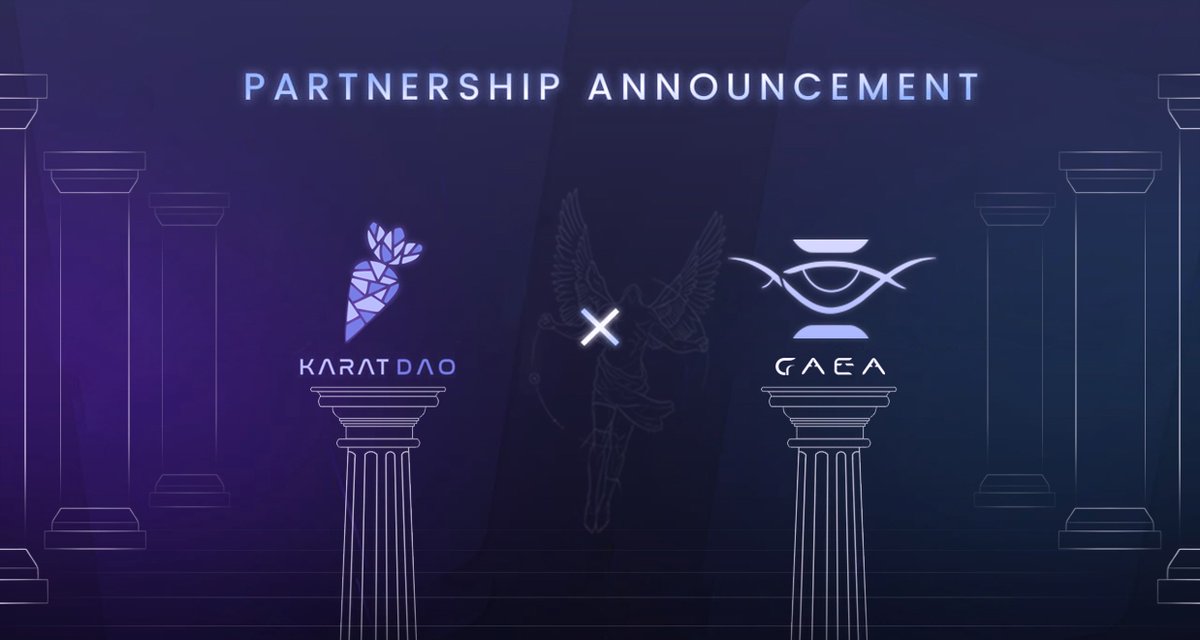 GAEA (@aigaealabs) on Twitter photo 🚀Partnership Announcement:
⛱️GAEA X Karat
Karat <a href="/KaratDAO/">KaratDAO 🥕 AI Prediction Market Agent</a> Network aims to achieve a win-win situation between content creators and fans through innovative economic models and social mechanisms.
#GAEA #KaratDAO 🚀Partnership Announcement:
⛱️GAEA X Karat
Karat <a href="/KaratDAO/">KaratDAO 🥕 AI Prediction Market Agent</a> Network aims to achieve a win-win situation between content creators and fans through innovative economic models and social mechanisms.
#GAEA #KaratDAO