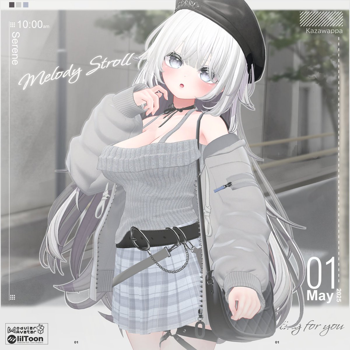 Kazawappa's tweet image. 【販売開始&RTキャンペーン】
新作衣装「Melody Stroll」リリース✨
日常にそっと寄り添う,
ニット×チェック柄スカートにアウターを重ねた,
こなれ感あふれるコーデ👗
🎁抽選で5名様に、ギフト!
🗓️締切:06/28
🔗
kazawappa.booth.pm/items/6767993
ぜひチェックしてみてくださいね~!
#VRChat #BOOTH