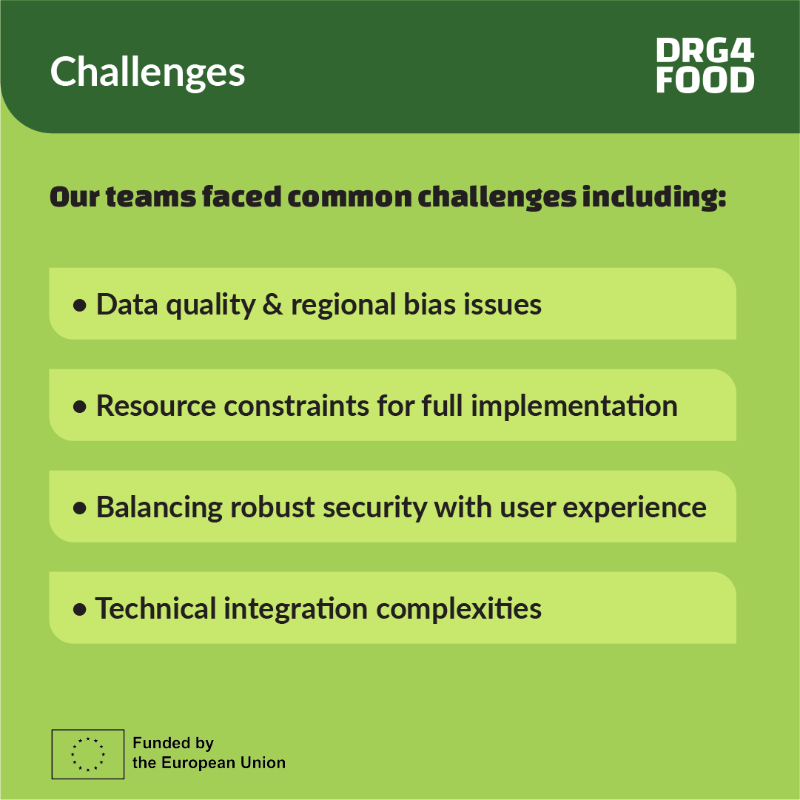 SciFoodHealth's tweet photo. Excited to share #DRG4FOOD's Digital Responsibility Report!
📘
See how the project is transforming #FoodData systems.
Check the examples of GENIE's genetic shopping tool with privacy protection & NutriSight's zero-data nutrition scanner.👇
#FoodTech