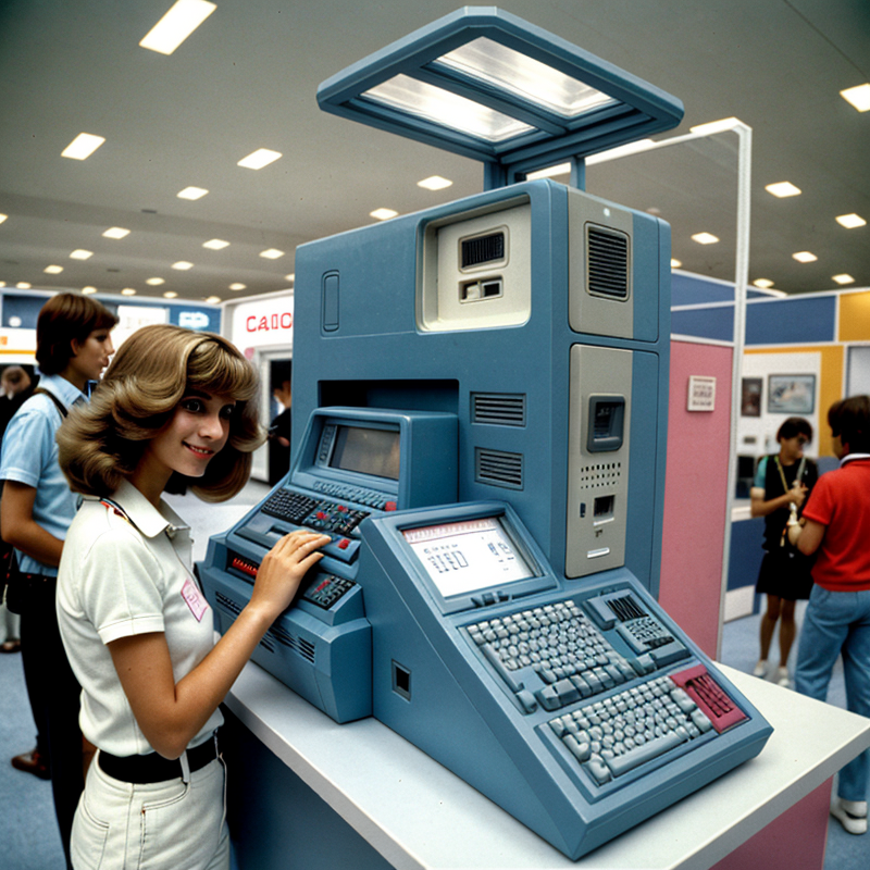 cpuinfocouk's tweet photo. On May 23, 1983, the Casio FP-200, a battery-powered handheld microcomputer with an LCD screen, was unveiled at the Japan Microcomputer Show. #HandheldComputer #Microcomputer #Casio https://t.co/wwEVnwE15e