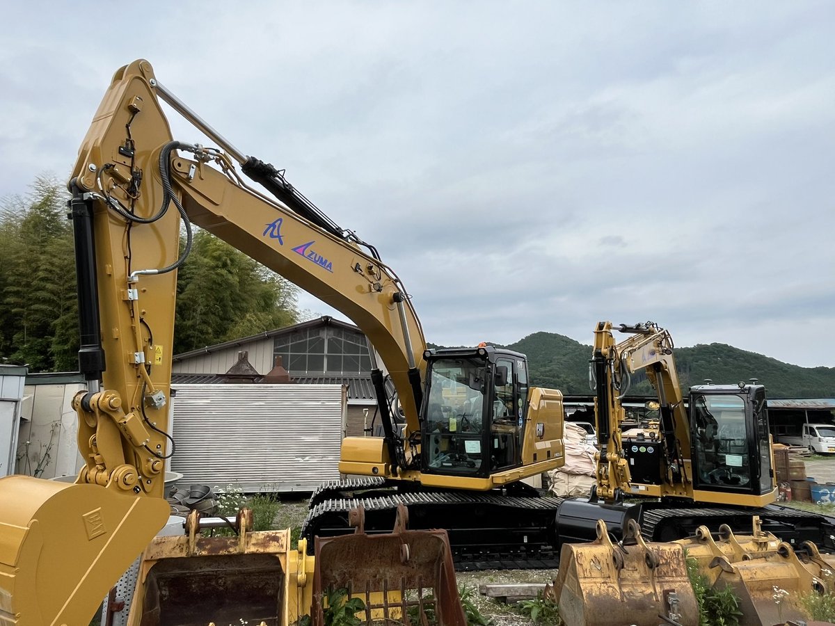 Azumakensetsu's tweet image. 納車しましたー
2台とも3DMG
ご安全に🦺👷💪