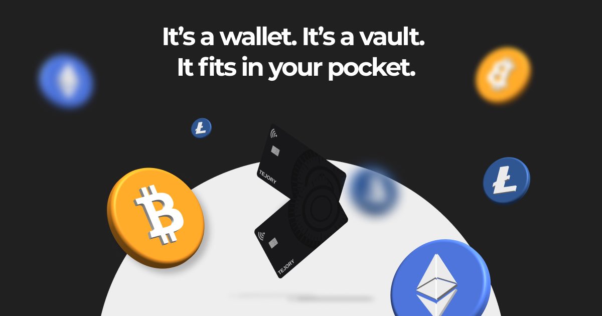 tejorywallet's tweet image. A card that protects your coins — not just your coffee points.
#Tejory #DecentralizedWallet #CryptoGear