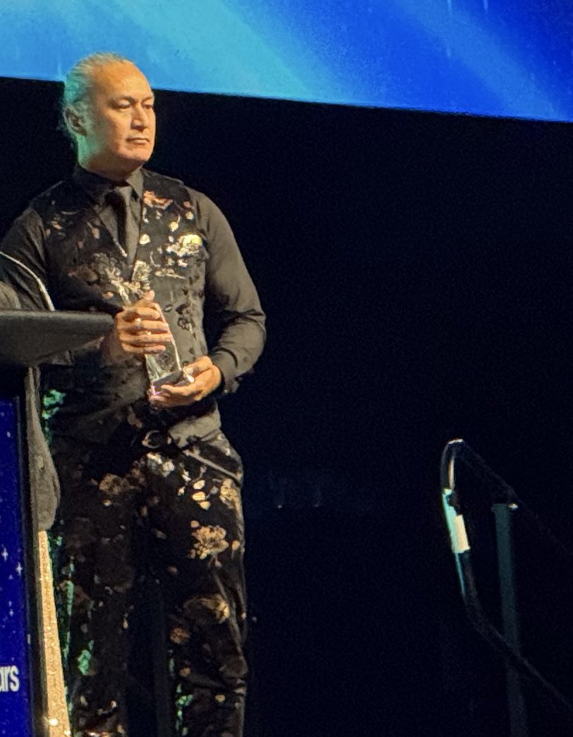 Congratulations NZ Hi-Tech Award winner <a href="/LeeTimutimu/">Lee TKT</a>, winner of <a href="/Datacom/">Datacom</a> Hi-Tech Inspiring Individual award #htanz