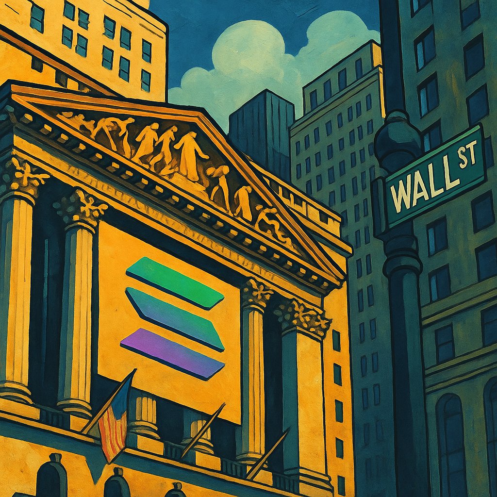 Solana isn’t just for shitcoins.

It’s becoming the backbone of capital markets.

→ <a href="/krakenfx/">Kraken Exchange</a> is launching tokenized stocks and ETFs on Solana, for 24/7 trading and DeFi integration.

→ <a href="/RobinhoodApp/">Robinhood</a> is bringing tokenized U.S. equities to Europe, powered by Solana’s speed and