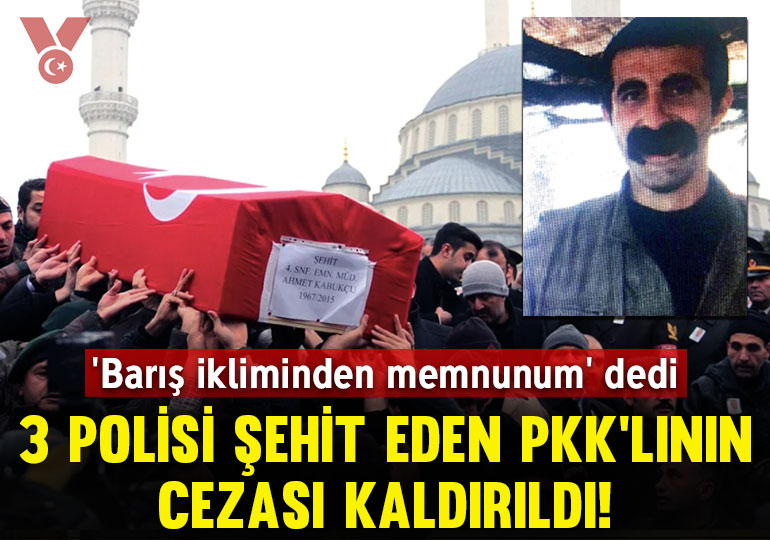 3 polisi şehit eden PKK’lının cezası kaldırıldı! ‘Barış ikliminden memnunum’ dedi

veryansintv.com/3-polisi-sehit…