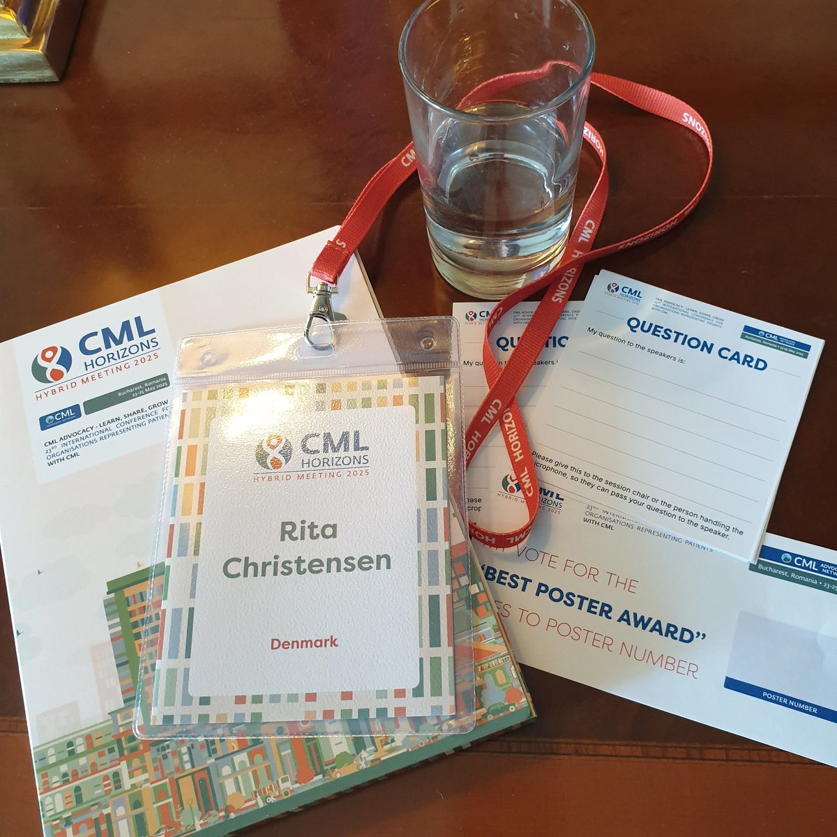 Så er #CML Horizons startet og vi er til stede, får at høre sidste nyt og status  #Cmlhz25