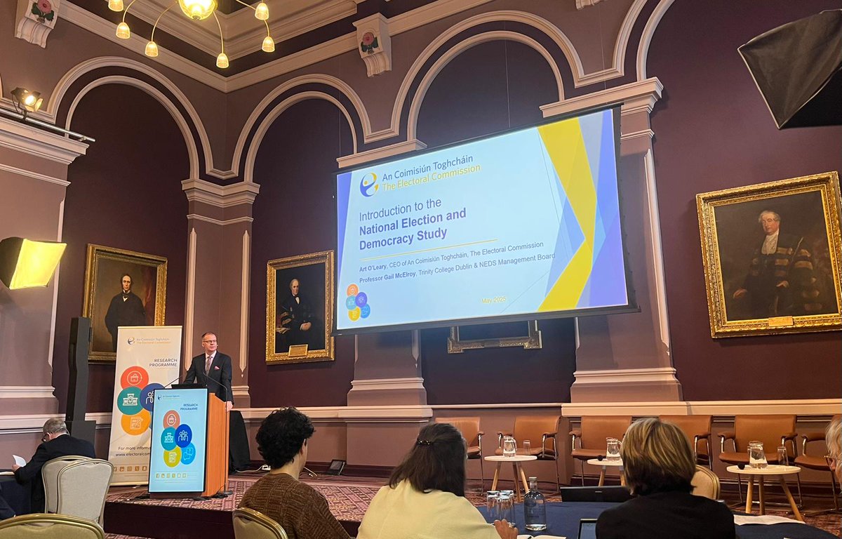 National Disability Authority (@ndaireland) on Twitter photo Yesterday, our Senior Policy Advisor Ciarán Finlay attended the <a href="/ElecCommIRL/">An Coimisiún Toghcháin, The Electoral Commission</a> National Election and Democracy Study event.
Earlier this year, we published research on the experiences of disabled candidates who stood in the 2024 local & European elections: nda.ie/publications/d… Yesterday, our Senior Policy Advisor Ciarán Finlay attended the <a href="/ElecCommIRL/">An Coimisiún Toghcháin, The Electoral Commission</a> National Election and Democracy Study event.
Earlier this year, we published research on the experiences of disabled candidates who stood in the 2024 local & European elections: nda.ie/publications/d…