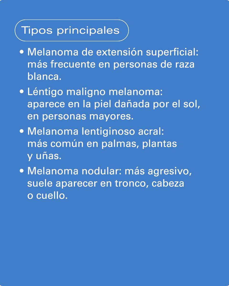 MDAnderson_ES's tweet photo. Hoy, Día Mundial contra el Melanoma, recordamos la importancia del diagnóstico precoz para este tumor agresivo.
En España se diagnostican unos 6.000 casos al año.
Protege tu piel, vigila los cambios y consulta ante cualquier signo.
La detección temprana salva vidas.

#DíaMundialContraElMelanoma