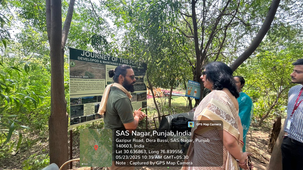 International Day for Biological Diversity at Gazipur Urban Forest, Zirakpur!
Forest walk, mud wall workshop, painting, &amp; talks on sustainability marked the day.
Gratitude to <a href="/GurharminderS/">Dr. Gurharminder Singh</a> , Dr. Manpreet Grewal &amp; Dr. Rashmi Khorana Nagpal.
Powered by <a href="/NationalBiodiv/">National Biodiversity Authority</a> &amp; <a href="/PBB_GoP/">Punjab Biodiversity Board 🇮🇳</a>