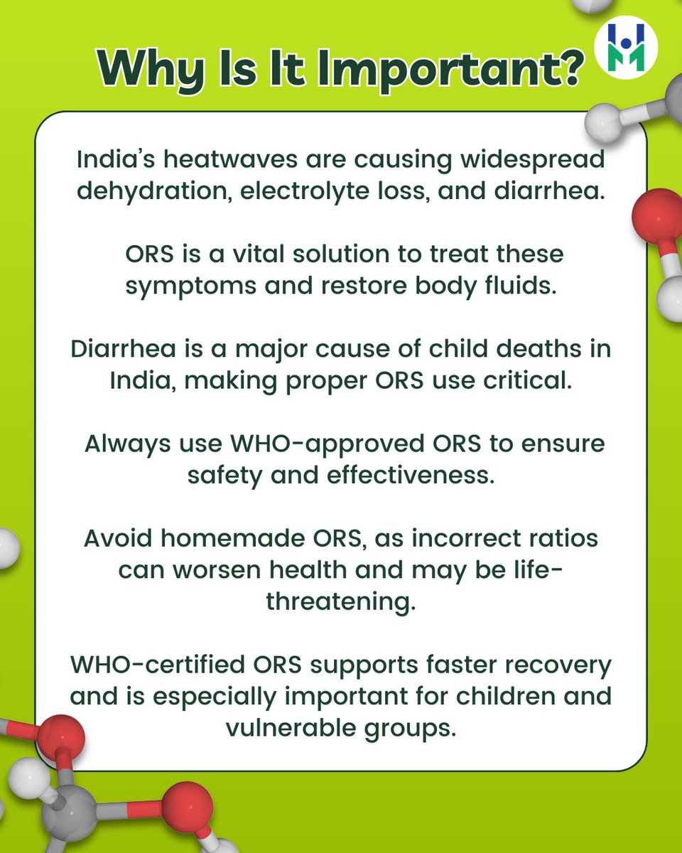 Amid the rising heat in India, ORS could be the safest option to beat it. However, you may be falling for fake ORS. So, what can be done to ensure that you choose the original ORS? Here are steps that can guide you. 
.
.
.
#healthandme #ors #heatwave #India #electrolytedrink