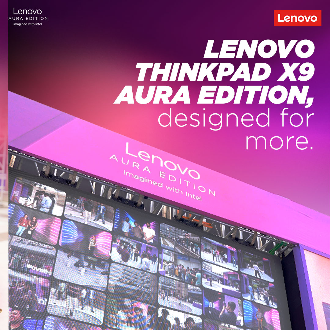 When you’re destined for more, why settle for less?

At the Lenovo Aura Edition, we transformed that belief into an immersive experience that redefines what it means to truly own your aura.

#Lenovo #SmarterTechnology #TechPark #ExperienceZone