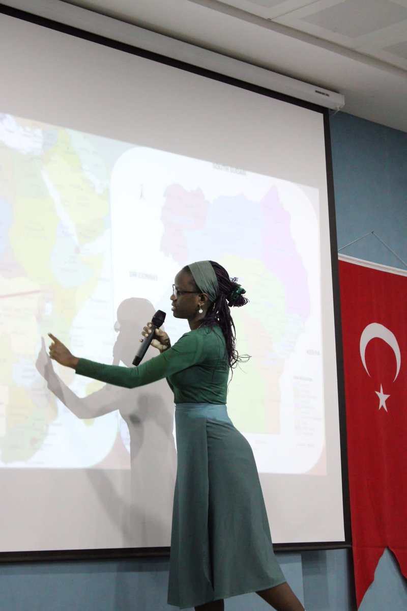 UCU_EngEnvt's tweet image. UCU Engineering to the world!!!🌍 Magdalene and Wilberforce presenting about Uganda’s culture and Uganda Christian University at the EduTalk Programme in @AksarayUni
#CivilEngineering
#EnvironmentalEngineering
#StudentExchange