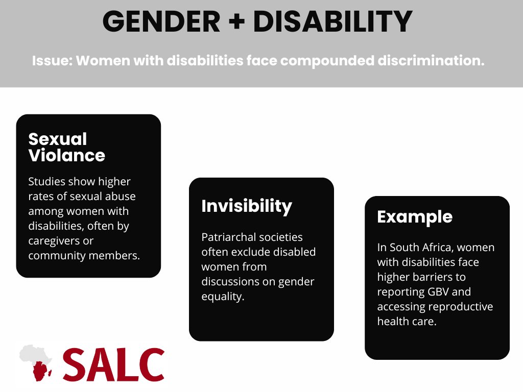 Patriarchy hits hardest at the intersections. Women living with disabilities in Southern Africa face double discrimination, gender bias, and ableism from GBV to healthcare barriers.
Why are their voices still missing from the mainstream fight for justice? 👇 

#DisabilityRights