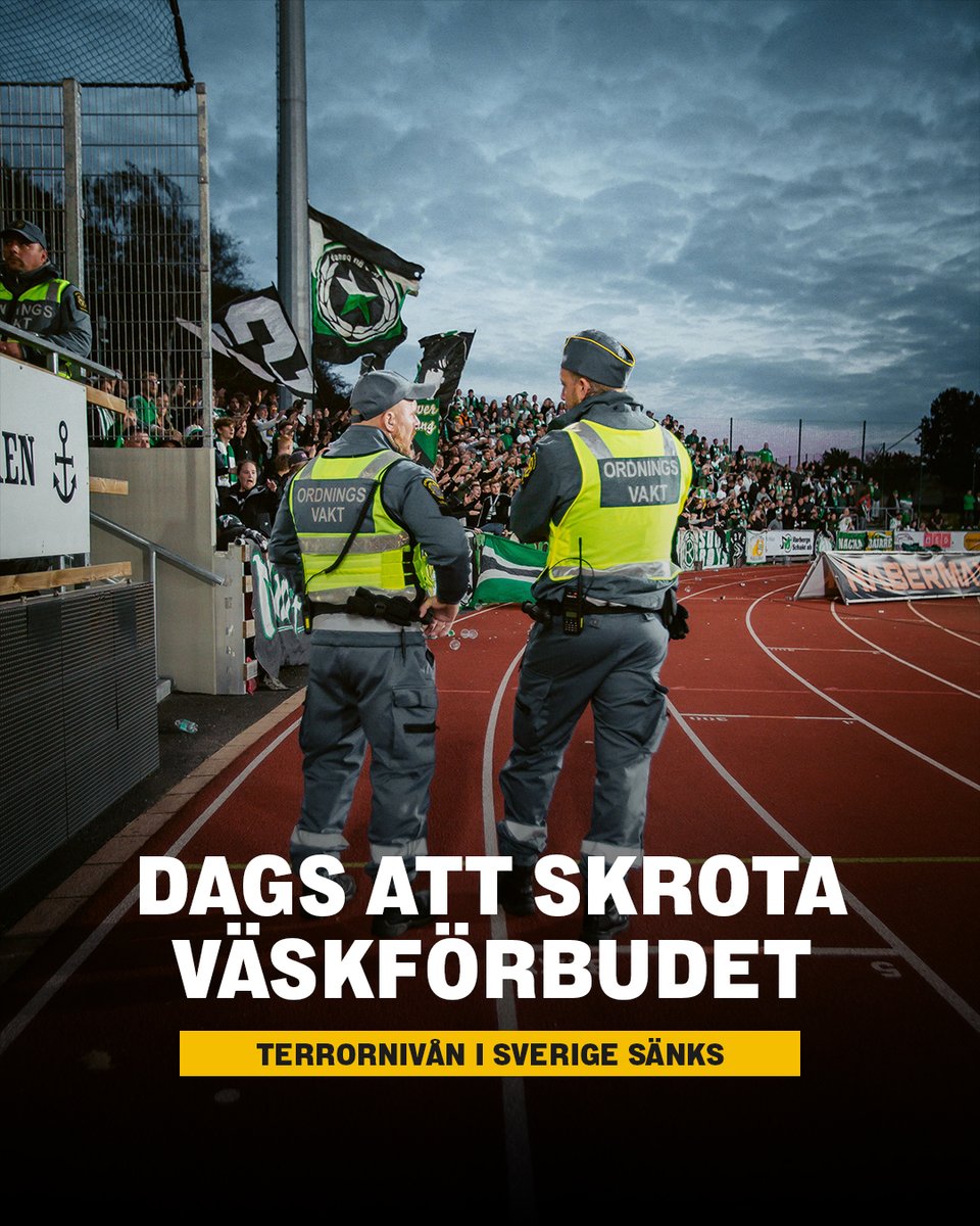 Dags att skrota väskförbudet!

Med anledning av den sänkta terrorhotnivån förväntar sig SFSU att väskförbudet på fotbollsmatcher och andra större evenemang hävs med omedelbar verkan. Väskförbudet infördes i november 2023 och motiverades då av Polisen med det förhöjda terrorhotet.