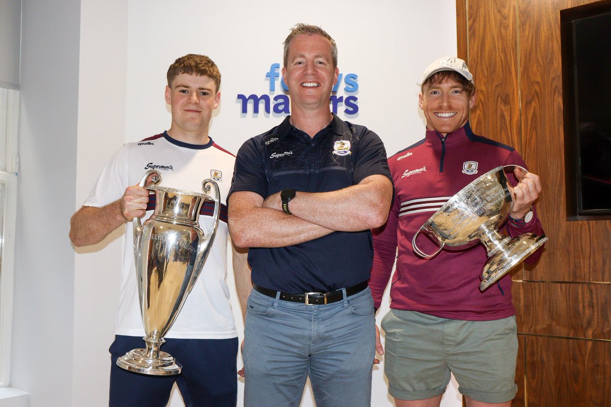 Galway_GAA's tweet photo. Forvis Mazars Announced as New Title Sponsor of the Galway Senior Hurling Club Championship

Galway GAA is delighted to welcome Forvis Mazars in Ireland as the new title sponsor of the Galway Senior Hurling Club Championship.

This exciting partnership sees one of Ireland’s most competitive club hurling competitions officially become the Forvis Mazars Senior Hurling Club Championship.

Forvis Mazars is a global professional services firm with deep roots in #Galway and a strong track record of supporting #community and #sport. Their values of ambition, integrity and teamwork align closely with ours – making this a perfect fit.

Tune in to @gbfmsports for the live Senior Club Championship draw on Monday, 9 June at 8pm.

We look forward to a brilliant Club Hurling season ahead!

Pictured at the sponsorship announcement are:
Gavin Lee, Claude Geoghegan (Chairperson Galway Hurling Committee), Austin Sammon (Partner, Forvis Mazars in Galway), Shane Cooney.

#GalwayGAA #GAA #SeniorHurlingClubChampionship
#WeAreForvisMazars #GalwayGAA #GAA

📸 Dave Henry Sportsmedia