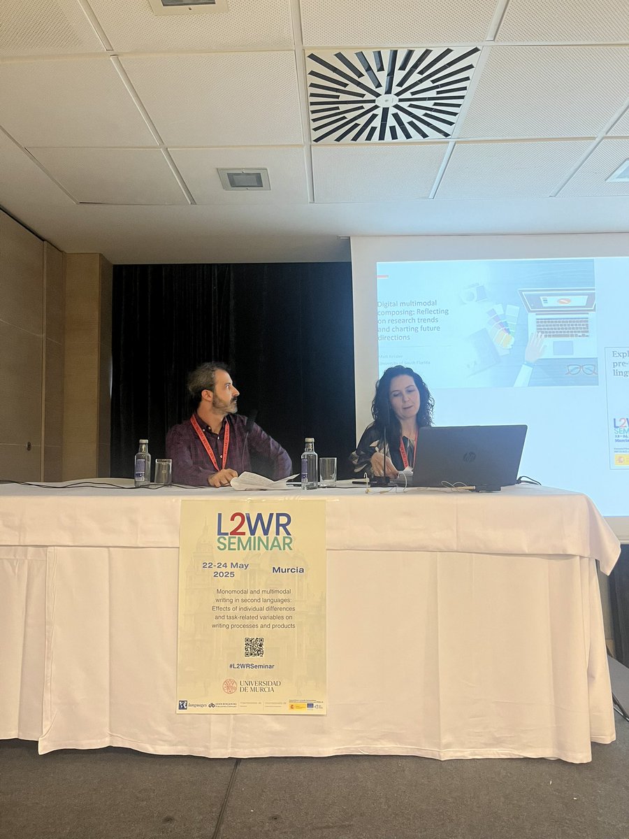 L2 Writing Research Seminar (@l2wseminar) on Twitter photo The second empirical study of the day is presented by Raquel Criado and co-authored with <a href="/aitorgarces1/">Dr Aitor Garcés-Manzanera 🇪🇦🇺🇸</a> and Alberto Sánchez.
Exploring the effects of multimodal and monomodal pre-task planning on writing behaviours and linguistic performance.
#L2WRSeminar The second empirical study of the day is presented by Raquel Criado and co-authored with <a href="/aitorgarces1/">Dr Aitor Garcés-Manzanera 🇪🇦🇺🇸</a> and Alberto Sánchez.
Exploring the effects of multimodal and monomodal pre-task planning on writing behaviours and linguistic performance.
#L2WRSeminar