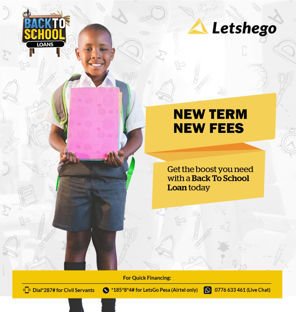 LetshegoUganda's tweet image. #2ndTerm is here!! 

Our swift loan access means you can pay fees in time, stock up on food supplies and upgrade classes or dormitories. 

With 40 #convenient locations, getting the financial assistance you need has never been easier. 

Reach out #today to explore our loan option