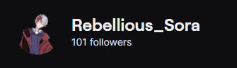 WE HIT OVER 100 FOLLOWERS! I was speechless when this happened lol. But completely overjoyed I can't explain how thankful I am because of this and I hope to continue streaming long term. thank you again for all the love and support <3 ^^