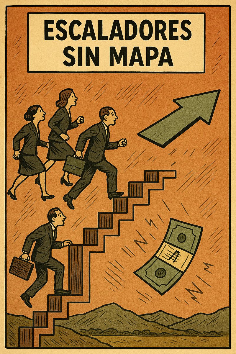 🧗‍♂️ Suben, suben... pero ¿a dónde van?
Invertir sin rumbo es como escalar una escalera al vacío: esfuerzo sin sentido.
📉 Sin sistema. Sin estrategia. Solo fatiga.

#InversiónInteligente #FinanzasPersonales #Bolsa #Trading #EducaciónFinanciera #AlbertAlbareda 🧠💸