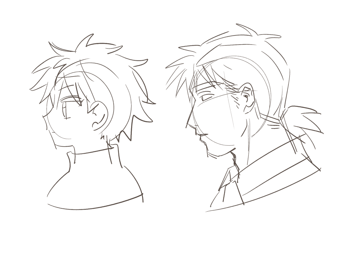 guys just a few years ago my art style looked more like the one on the left but after getting into FnC I've grown to really like the style on the right more 