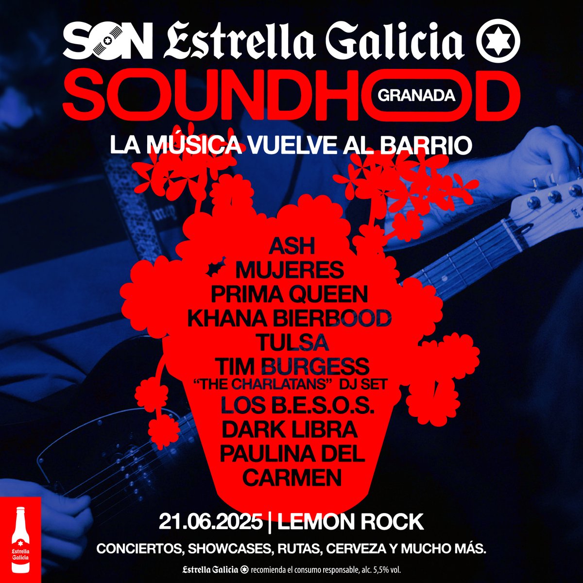 Tulsa, Mujeres o Prima Queen estarán el 21 de junio en el Soundhood de SON Estrella Galicia en Granada notedetengas.es/tulsa-mujeres-…