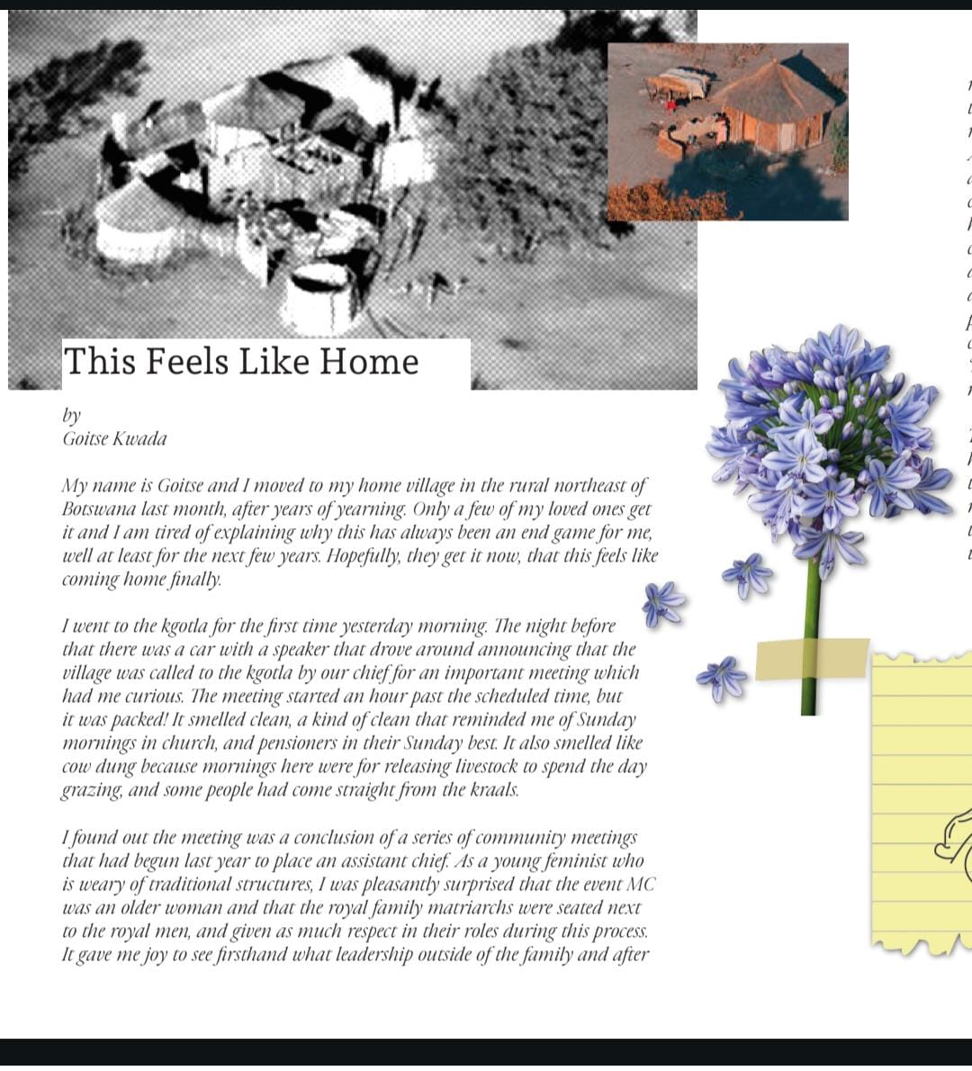 Decolonial, for me in this season, is less about reading books and discoursing online, and more about leaving the house and being observant…” — Goitse Kwada
In The Makings of a Revolutionary Hope, she reflects on the power of presence.
Read more: lnkd.in/gptwTtkB