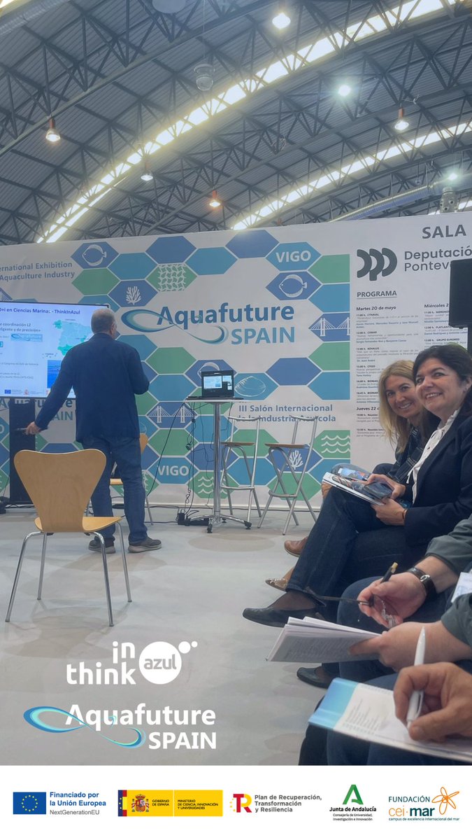 Desde #ThinkInAzulAndalucía hemos asistido a Aquafuture Spain (Salón #Internacional de la Industria #Acuícola), celebrado en #Vigo

➕INFO➡️
andalucia-thinkinazul.campusdelmar.com/thinkinazul-an…