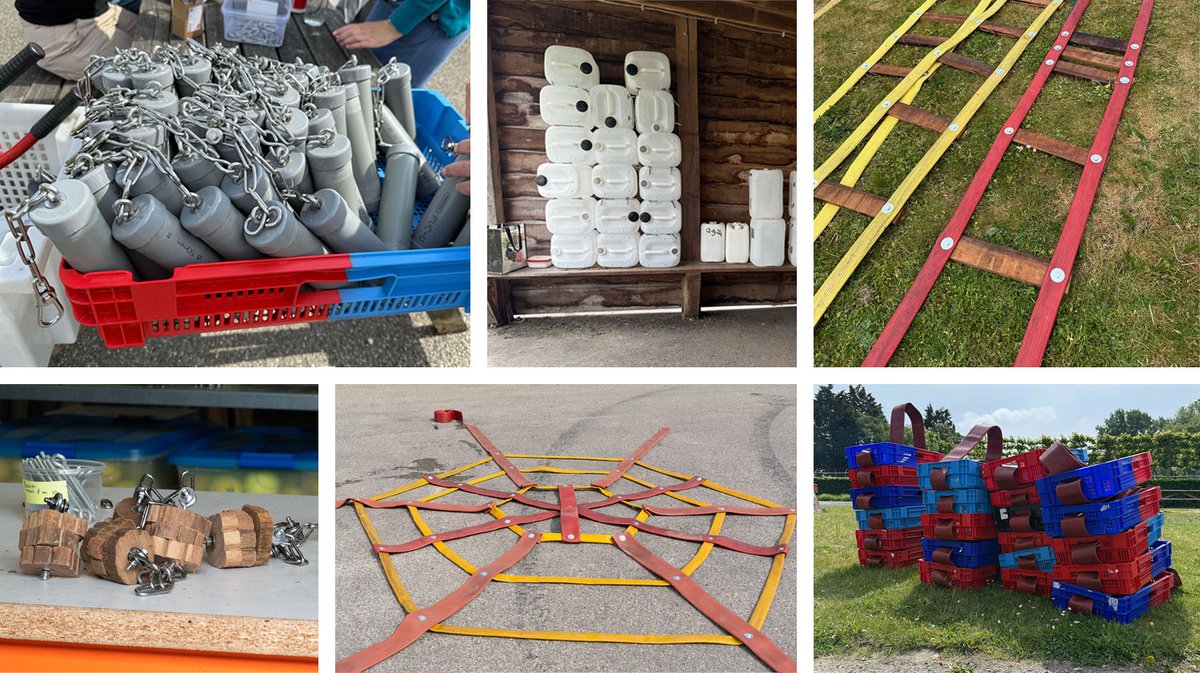 🐒Apen stil laten zitten? Geen optie!
Tijdens onze Verrijkingsdag maakten collega’s onder begeleiding van dierverzorgers uitdagend speelgoed van o.a. brandslangen &amp; autobanden. Goed voor de apen én de samenwerking.
 👉Meer weten: bprc.nl/nieuws/speelgo…
#dierenwelzijn #BPRC