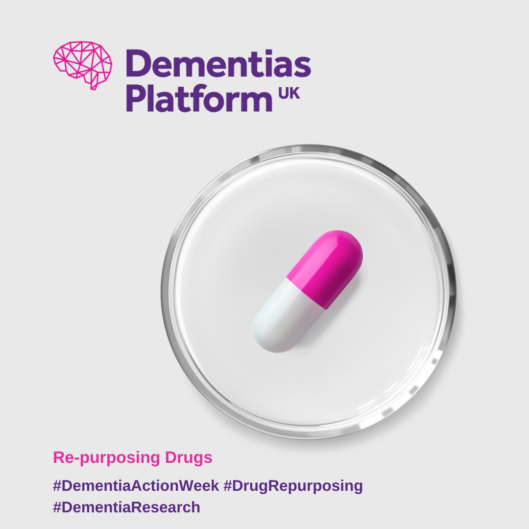 Re-purposing existing drugs could offer faster treatments for dementia. With 1 in 3 undiagnosed in the UK, we need solutions ready when people seek help. #DPUK