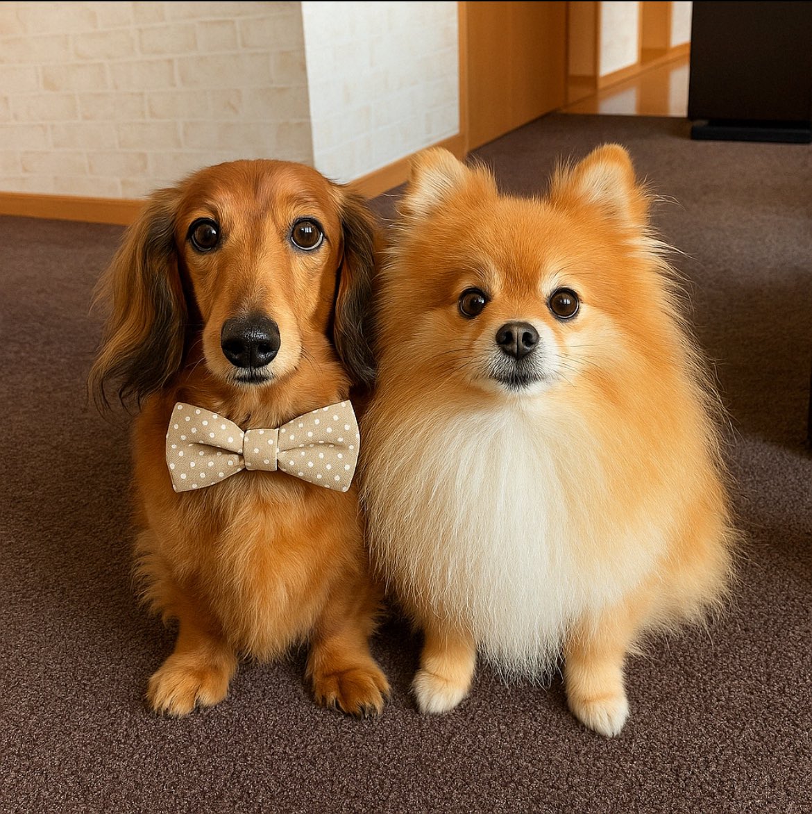 ふたりが一緒に写ってる写真なんて
一枚もなかったのに…🥺AIってすごいね
泣けた💧

 #Ｍﾀﾞｯｸｽバナナ🌈
 #ﾎﾟﾒﾗﾆｱﾝニコリ
 #chatGPT