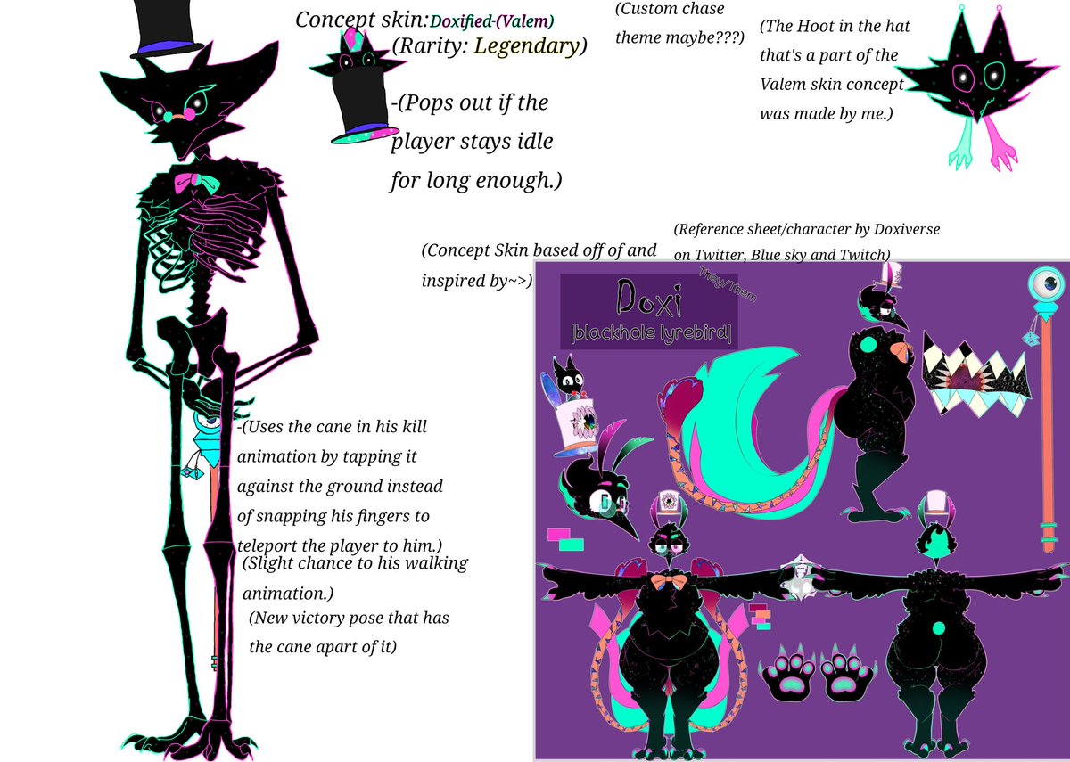 A other concept skin but for Valem this time 
(Credit to <a href="/DoxiVerse/">doxi.gay</a> for making the reference sheet and character)
#pillarchase2